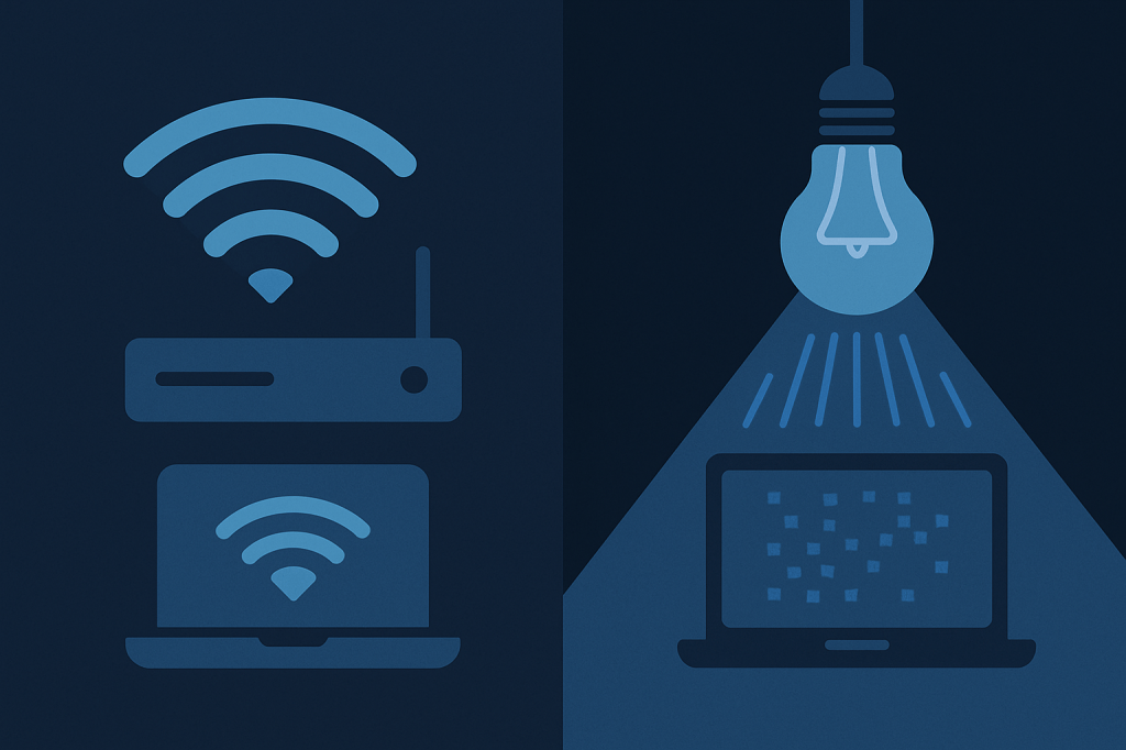 LiFi vs WiFi: De Toekomst van Draadloos&nbsp;Internet
