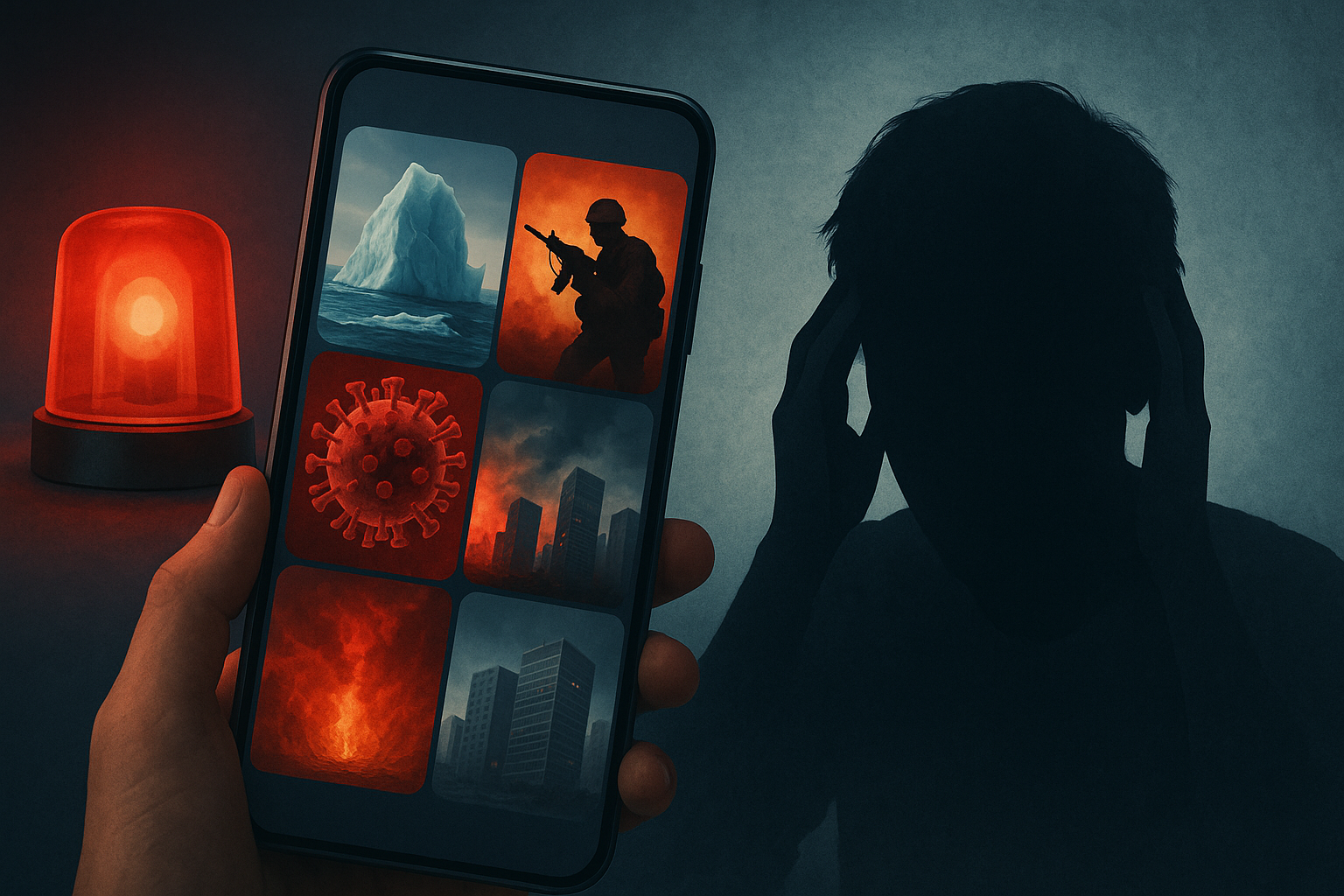 Altijd alarm hoe continue crisisberichten ons denken en doen beïnvloeden