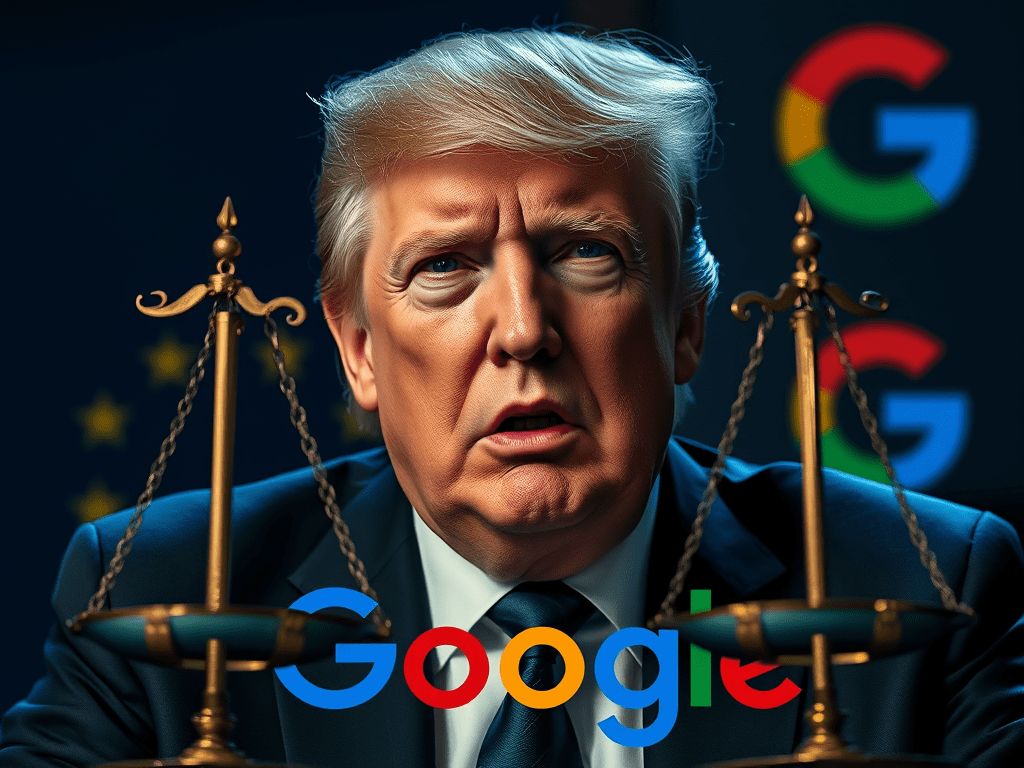 De krokodillentranen van Trump over de Europese boete voor&nbsp;Google