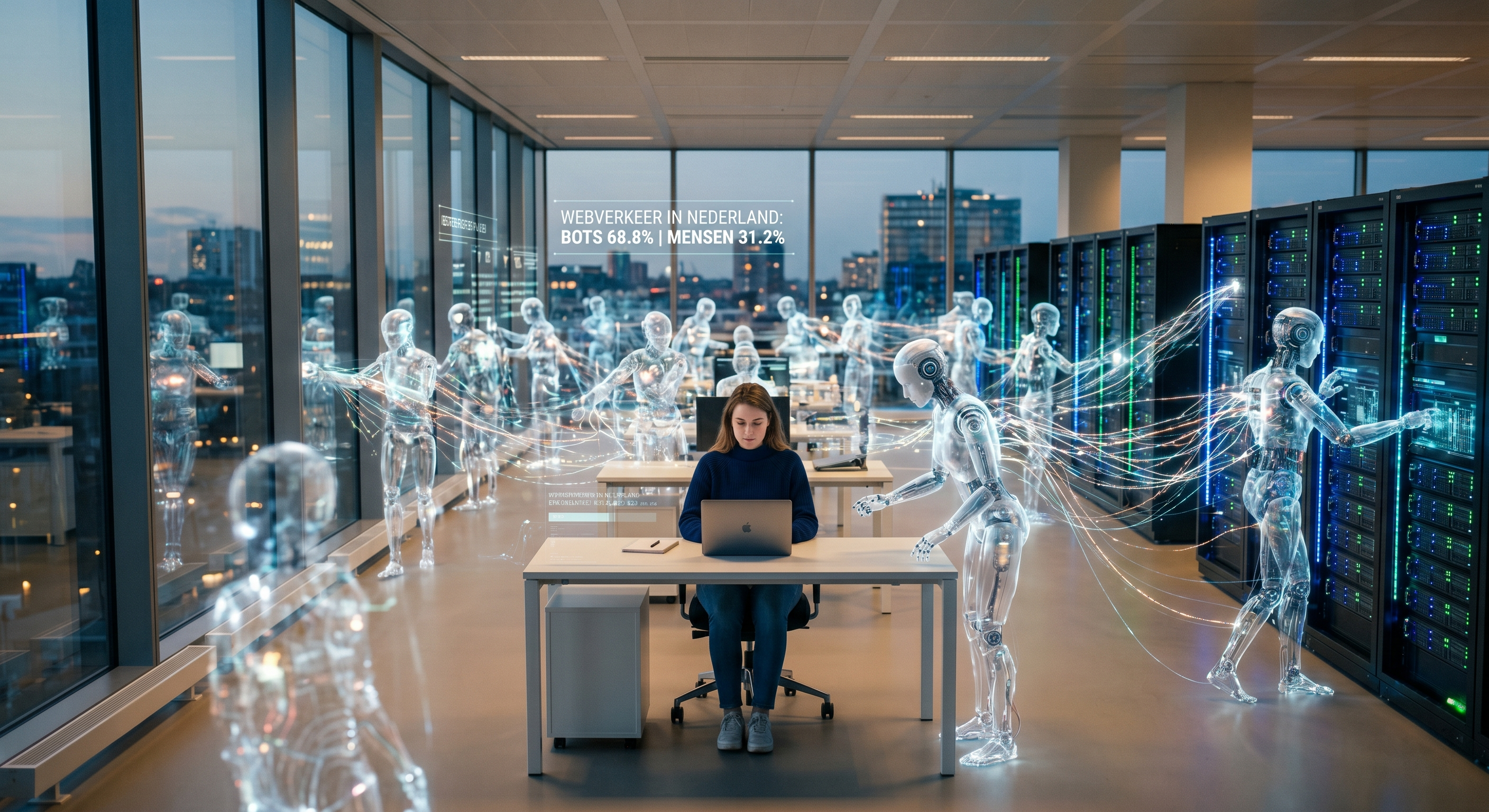 AI-bots hebben menselijk webverkeer definitief ingehaald